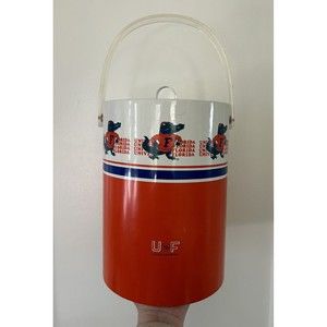 Vtg Florida Gators Large Ice Bucket NFL Football Tail Gate Cooler Man Cave Rare